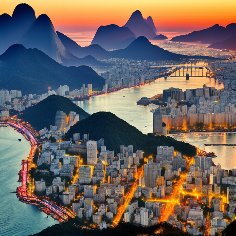 Sunset of Rio